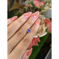 1.22 Ct. Blue Sapphire from Ceylon (Sri Lanka) Life Style