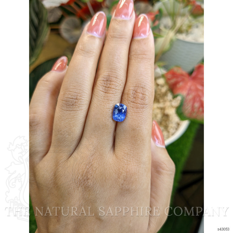 3.09 Ct. Blue Sapphire from Ceylon (Sri Lanka)