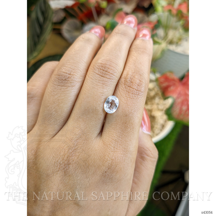 2.23 Ct. White Sapphire from Ceylon (Sri Lanka)