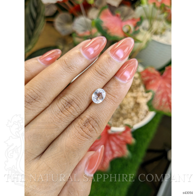 2.23 Ct. White Sapphire from Ceylon (Sri Lanka)