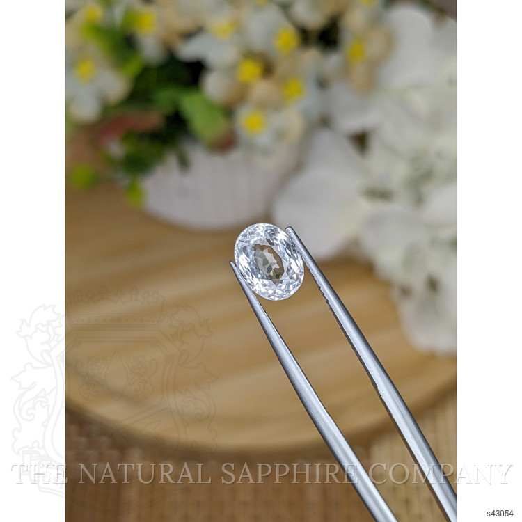 2.23 Ct. White Sapphire from Ceylon (Sri Lanka)