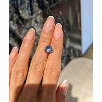 3.16 Ct. Bluish Green Sapphire from Montana Life Style