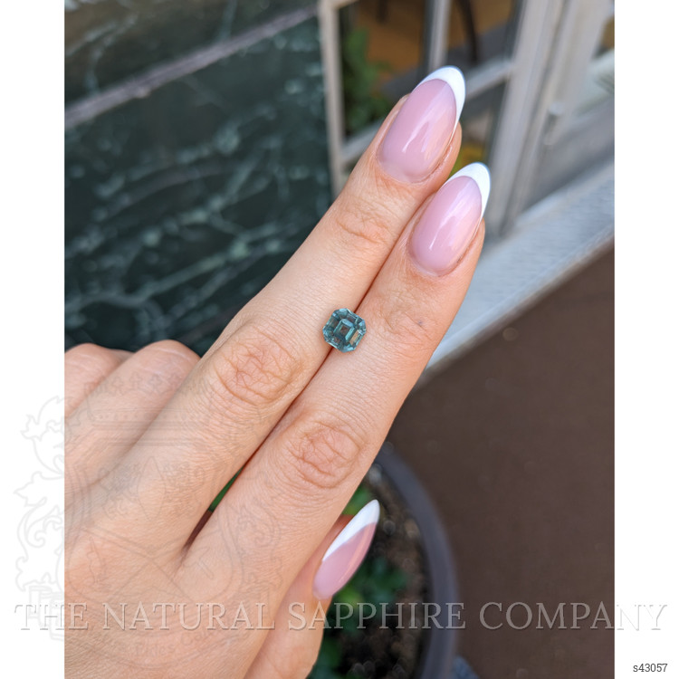 3.21 Ct. Bluish Green Sapphire from Montana