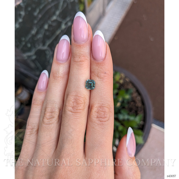 3.21 Ct. Bluish Green Sapphire from Montana