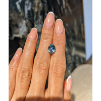 3.26 Ct. Bluish Green Sapphire from Montana Life Style