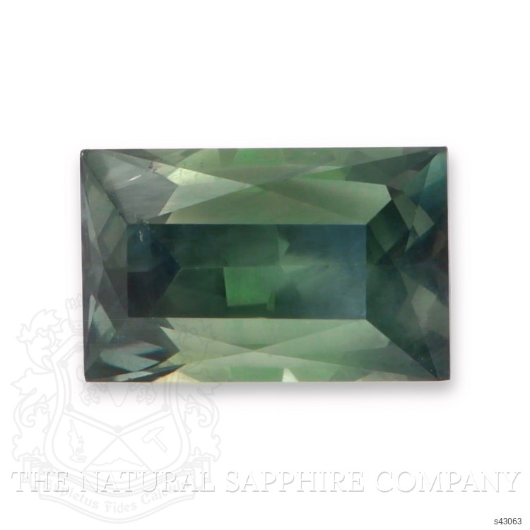 3.52 Ct. Bluish Green Sapphire from Montana