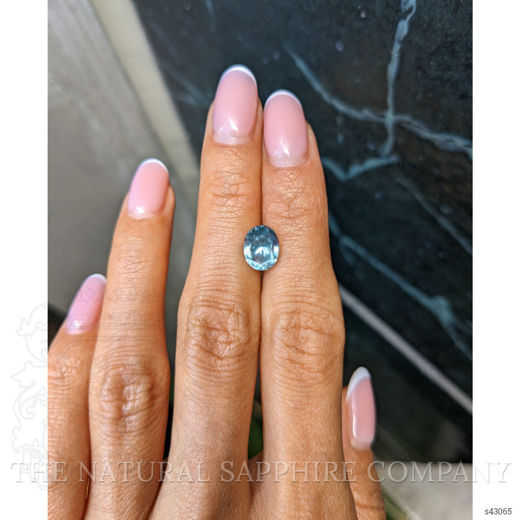 3.62 Ct. Greenish Blue Sapphire from Montana