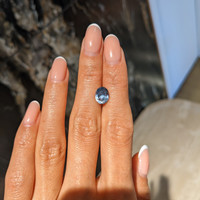 3.62 Ct. Greenish Blue Sapphire from Montana Life Style