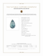 3.80 Ct. Greenish Blue Sapphire from Montana Scan Report