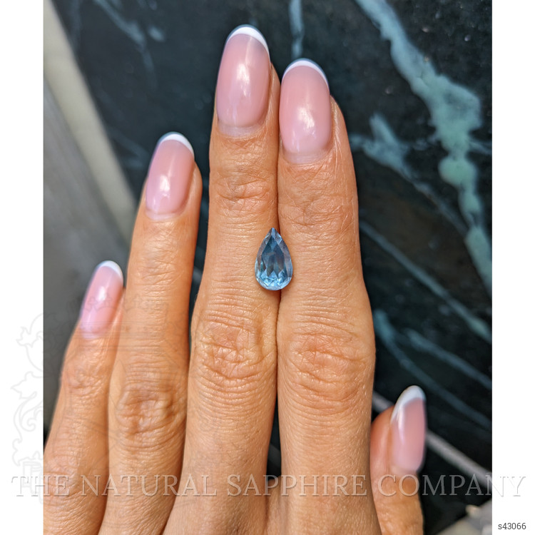 3.80 Ct. Greenish Blue Sapphire from Montana