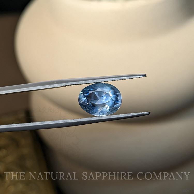 3.92 Ct. Blue Sapphire from Montana