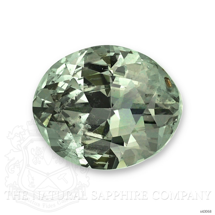 3.94 Ct. Green Sapphire from Montana