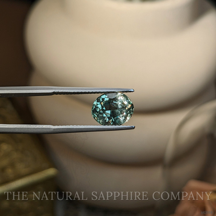 3.94 Ct. Green Sapphire from Montana
