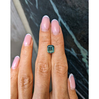 4.21 Ct. Bluish Green Sapphire from Montana Life Style