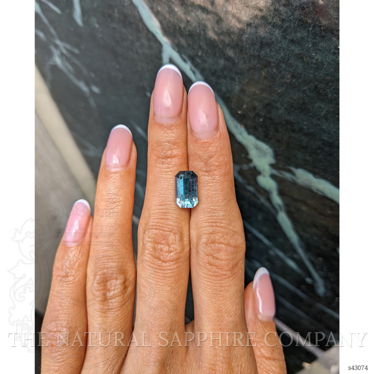5.93 Ct. Greenish Blue Sapphire from Montana