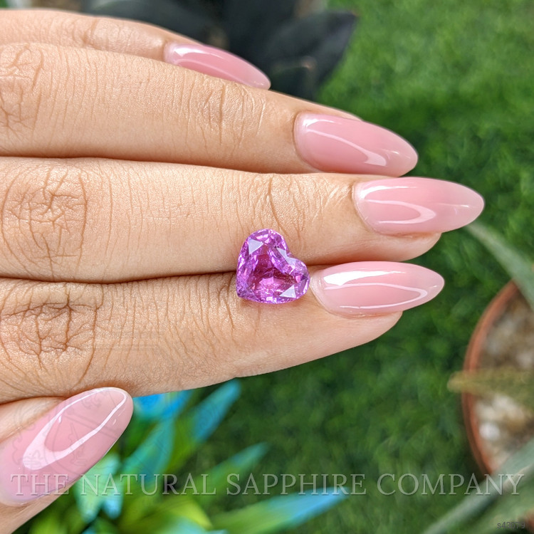 3.50 Ct. Pinkish Purple Sapphire from Madagascar