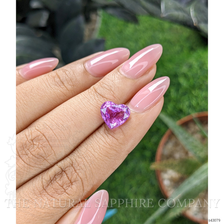 3.50 Ct. Pinkish Purple Sapphire from Madagascar