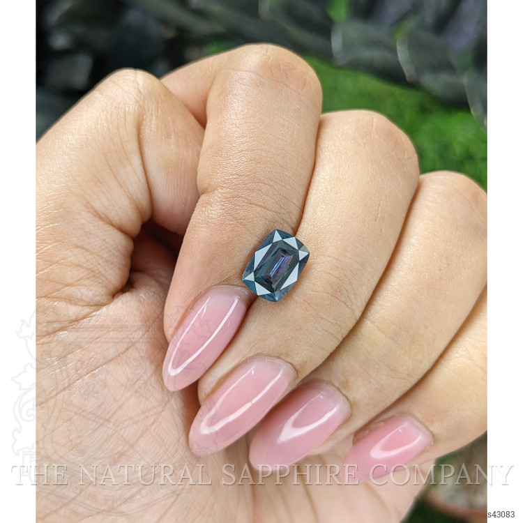 1.78 Ct. Greyish Blue Sapphire from Tanzania
