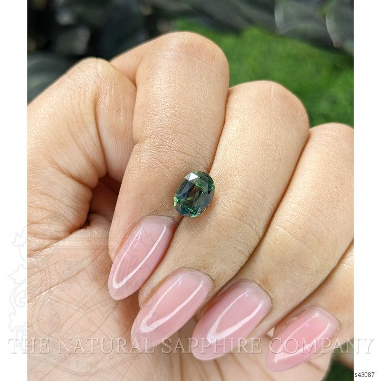 1.80 Ct. Bluish Green Sapphire from Tanzania