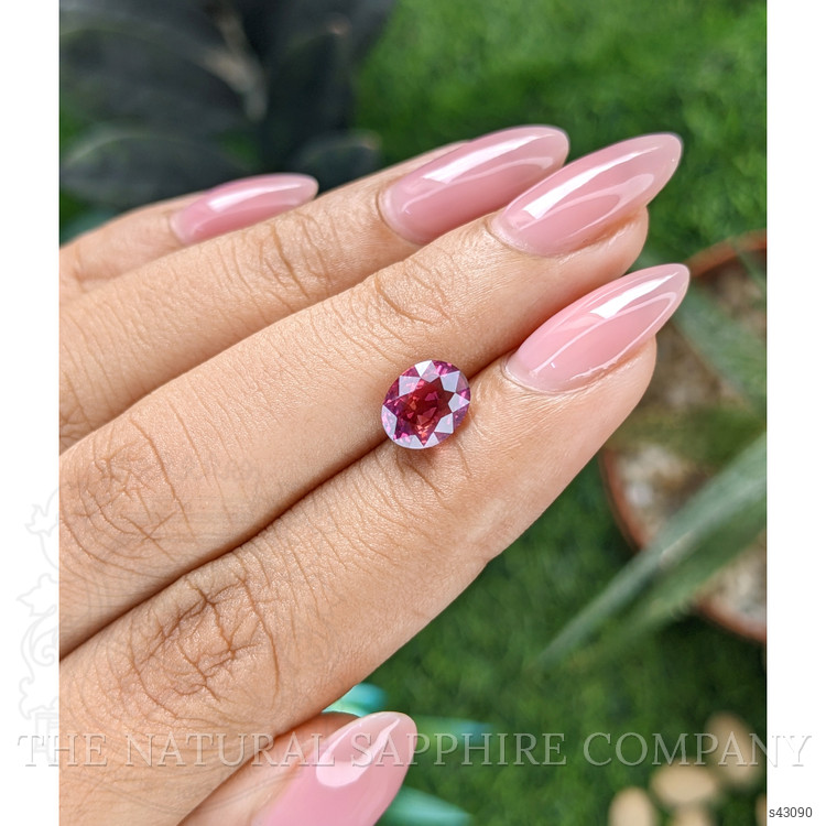2.03 Ct. Purplish Pink Sapphire from Tanzania