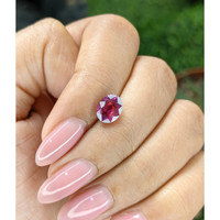 2.03 Ct. Purplish Pink Sapphire from Tanzania Life Style
