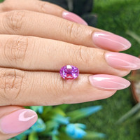2.48 Ct. Pinkish Purple Sapphire from Tanzania Life Style