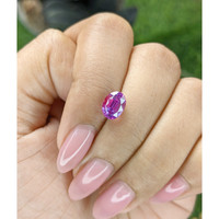 2.48 Ct. Pinkish Purple Sapphire from Tanzania Life Style