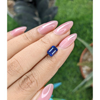 1.73 Ct. Purplish Blue Sapphire from Tanzania Life Style