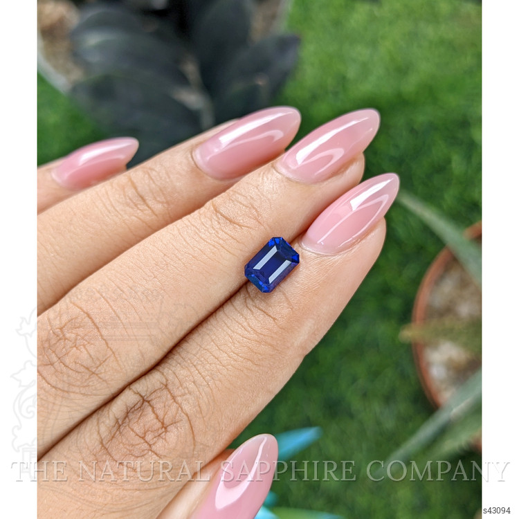 1.73 Ct. Purplish Blue Sapphire from Tanzania