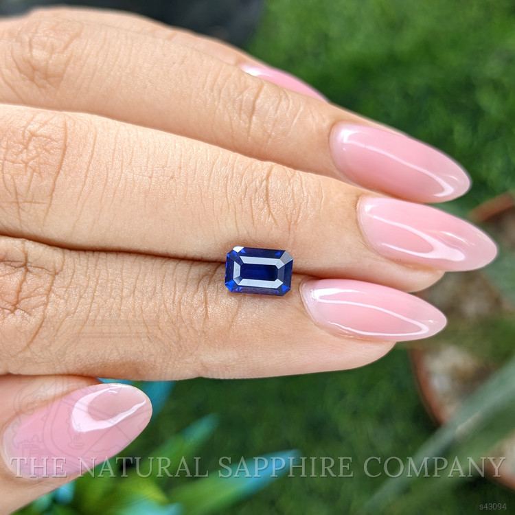 1.73 Ct. Purplish Blue Sapphire from Tanzania