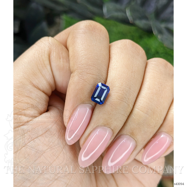 1.73 Ct. Purplish Blue Sapphire from Tanzania
