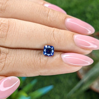 1.04 Ct. Blue Sapphire from Madagascar Life Style