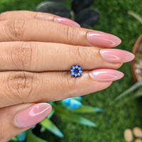 0.95 Ct. Bi Color / Parti Sapphire from Ceylon (Sri Lanka) Life Style