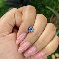 0.95 Ct. Bi Color / Parti Sapphire from Ceylon (Sri Lanka) Life Style