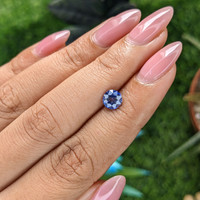 1.01 Ct. Bi Color / Parti Sapphire from Ceylon (Sri Lanka) Life Style
