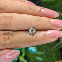 0.98 Ct. Bi Color / Parti Sapphire from Ceylon (Sri Lanka) Life Style