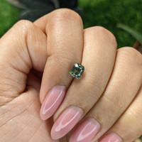 1.21 Ct. Yellowish Green Sapphire from Australia Life Style