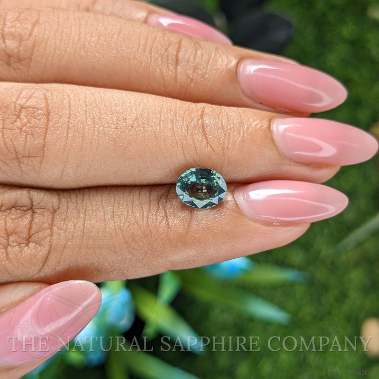 1.57 Ct. Bluish Green Sapphire from Madagascar