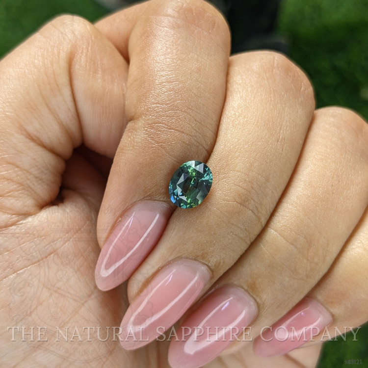 1.52 Ct. Bluish Green Sapphire from Madagascar