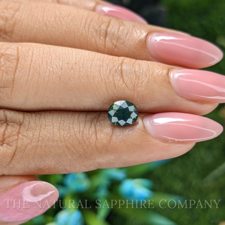 1.28 Ct. Bluish Green Sapphire from Australia