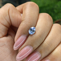 1.25 Ct. Blue Sapphire from Ceylon (Sri Lanka) Life Style