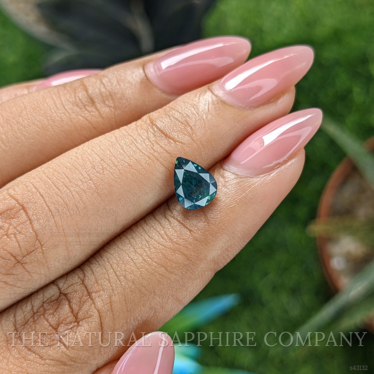 1.51 Ct. Greenish Blue Sapphire from Madagascar