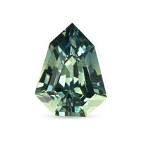 1.11 Ct. Bluish Green Sapphire from Madagascar Video