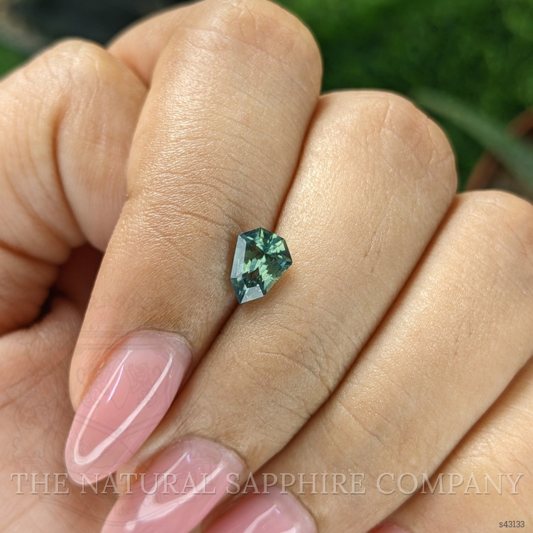 1.11 Ct. Bluish Green Sapphire from Madagascar