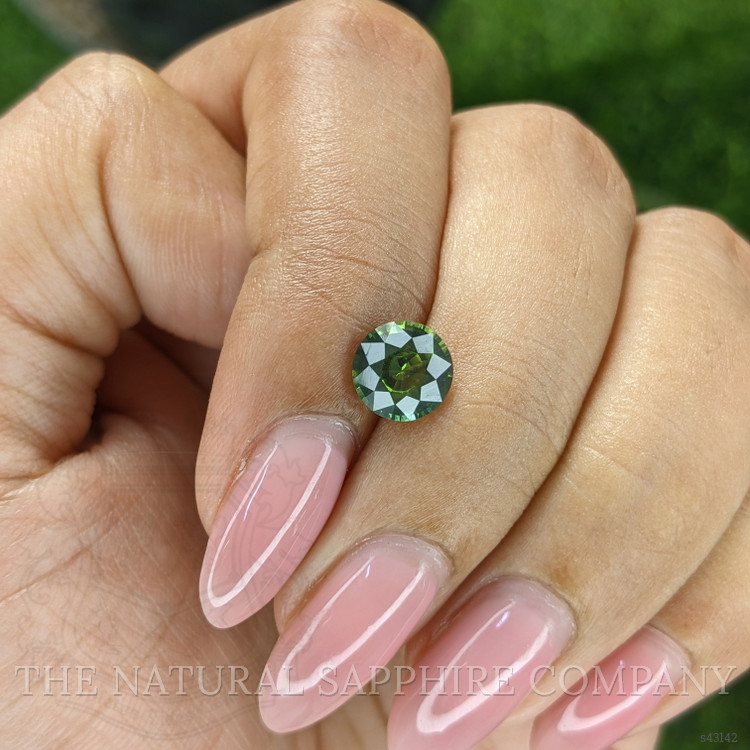 1.56 Ct. Yellowish Green Sapphire from Australia