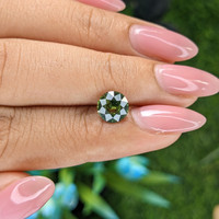 1.56 Ct. Yellowish Green Sapphire from Australia Life Style