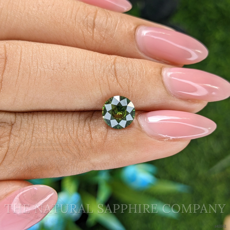 1.56 Ct. Yellowish Green Sapphire from Australia