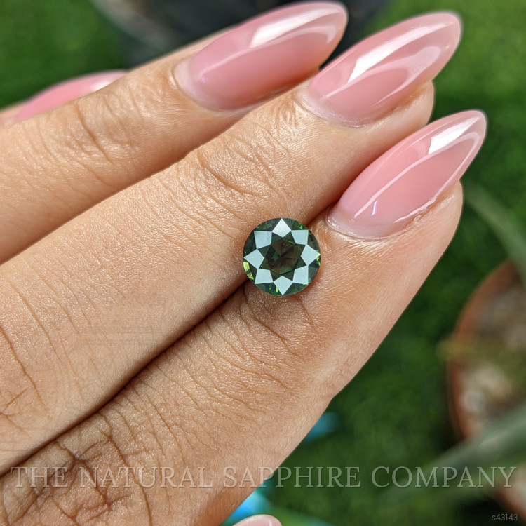 1.55 Ct. Yellowish Green Sapphire from Australia