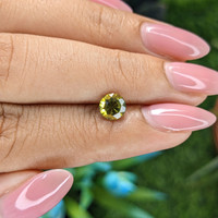 1.05 Ct. Greenish Yellow Sapphire from Australia Life Style