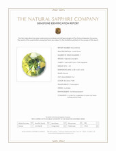 1.25 Ct. Bi Color / Parti Sapphire from Australia Scan Report